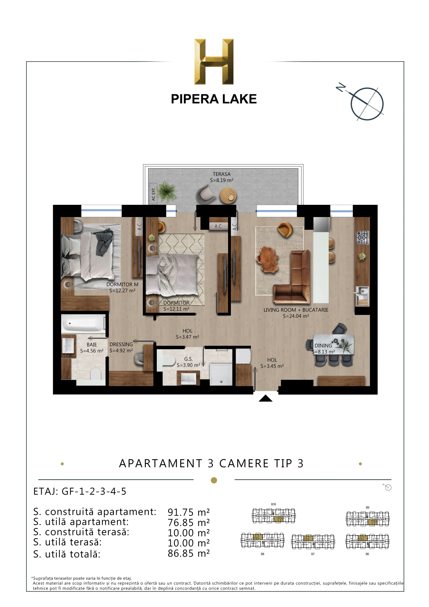 3 Camere tip 3