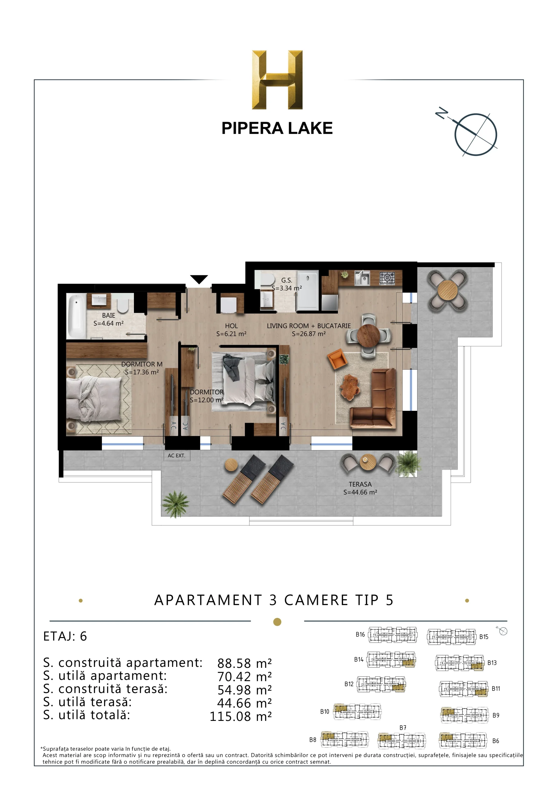 3 Camere tip 5